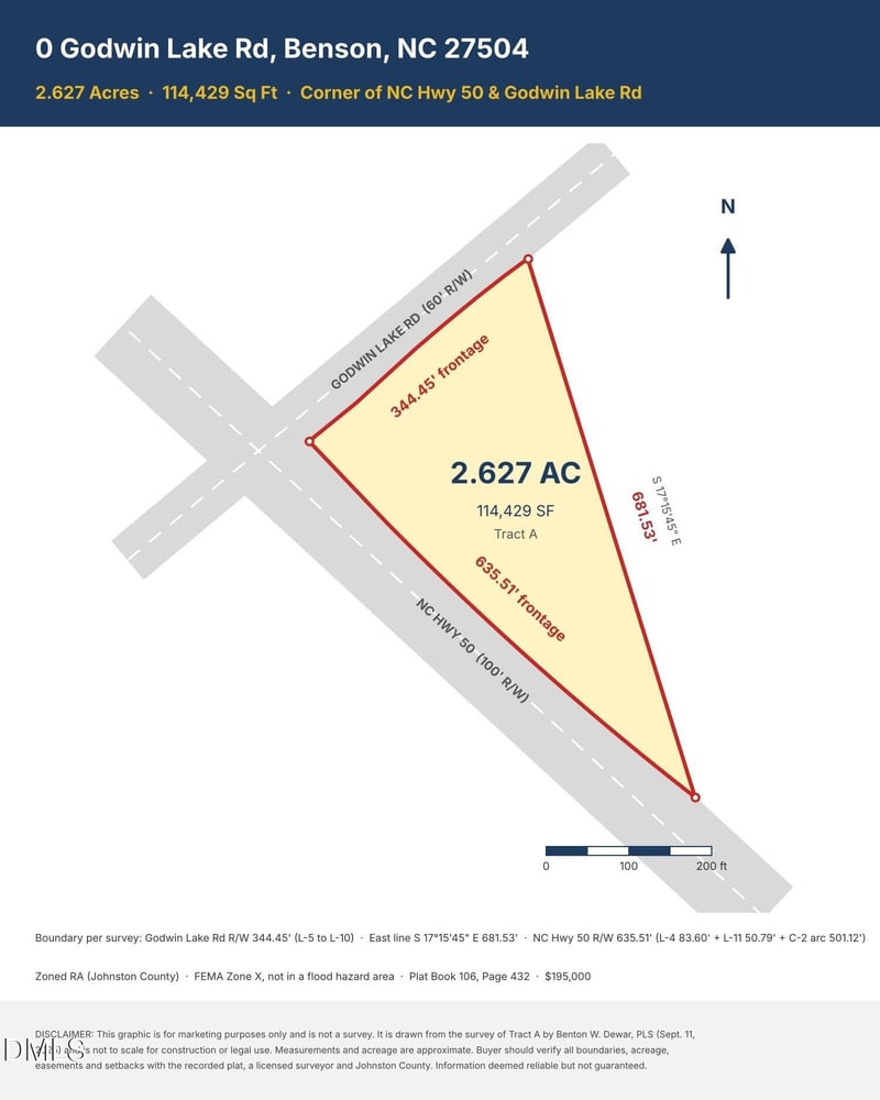 0 Godwin Lake Rd Lot A, Benson, NC 27504