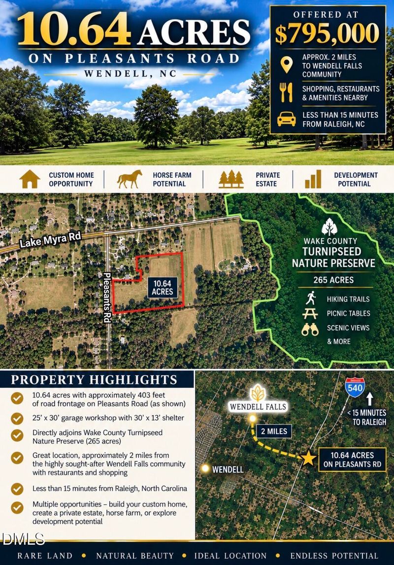 0 Pleasants Rd, Wendell, NC 27591