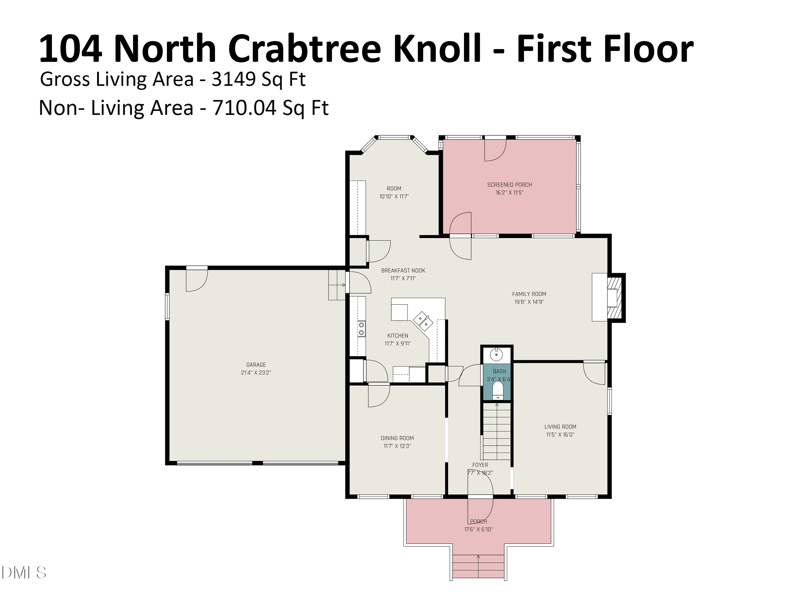 104 N Crabtree Knoll, Chapel Hill, NC 27514