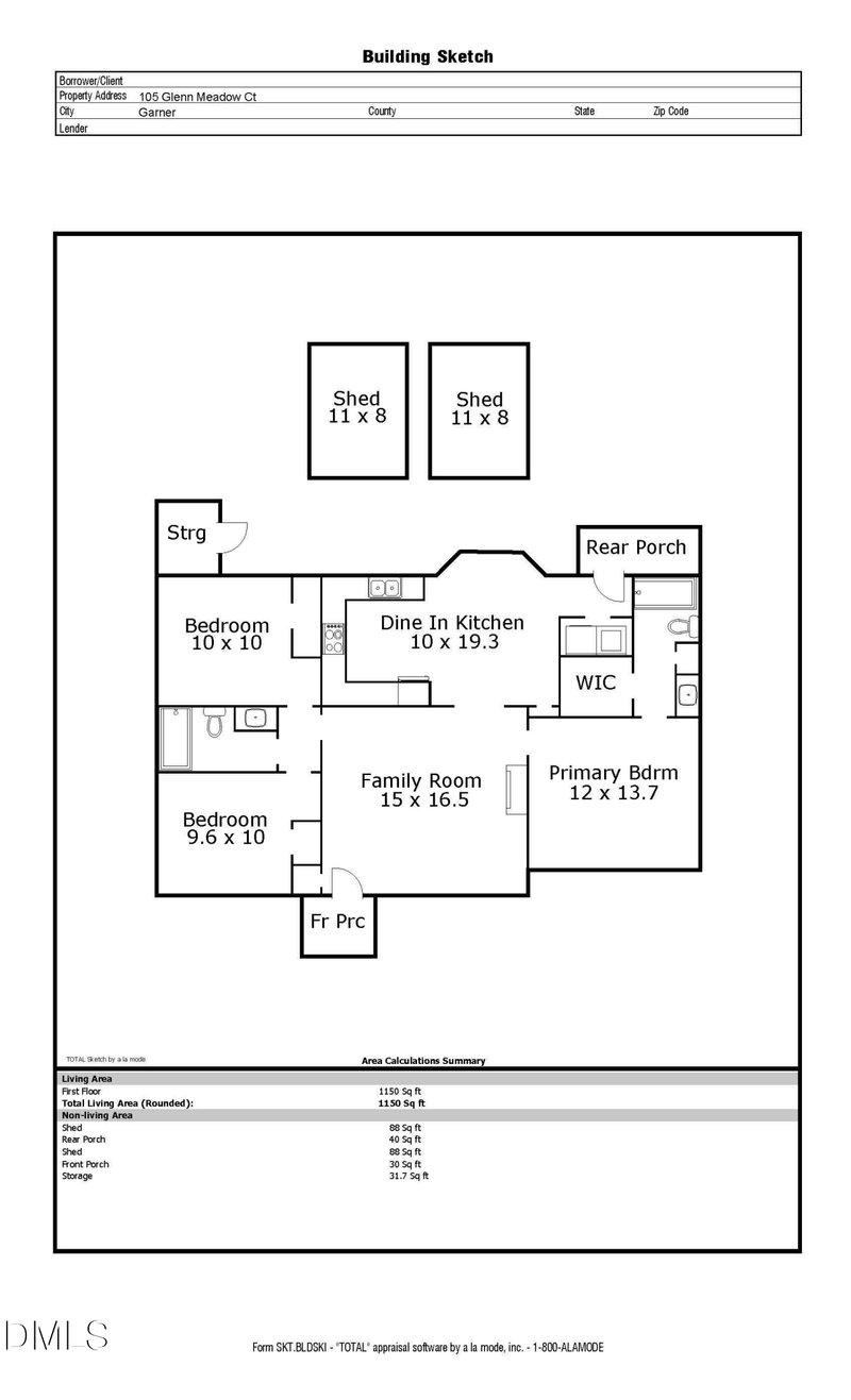 105 Glenn Meadow Ct, Garner, NC 27529