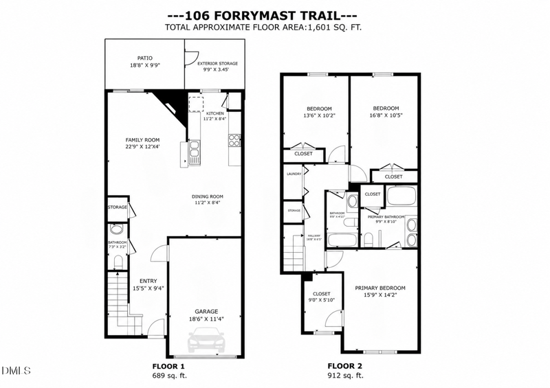 106 Forrymast Trl, Apex, NC 27539