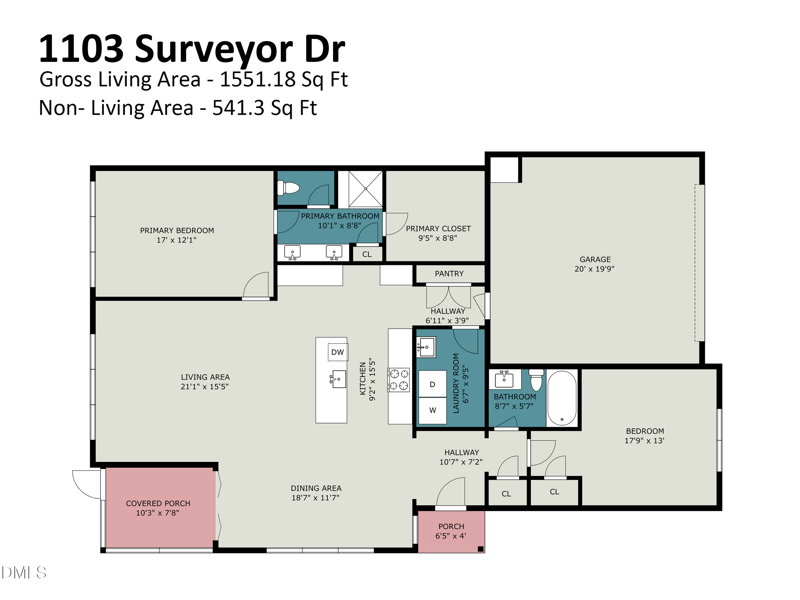 1103 Surveyor Dr, Durham, NC 27703