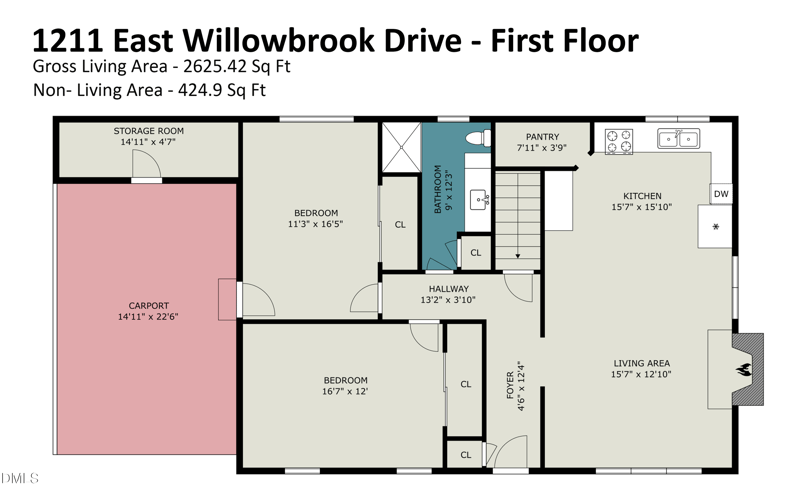 1211 E Willowbrook Dr, Burlington, NC 27215