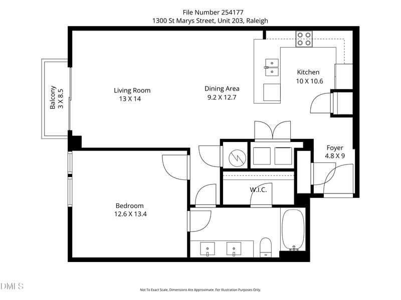 1300 St Marys St #203, Raleigh, NC 27605
