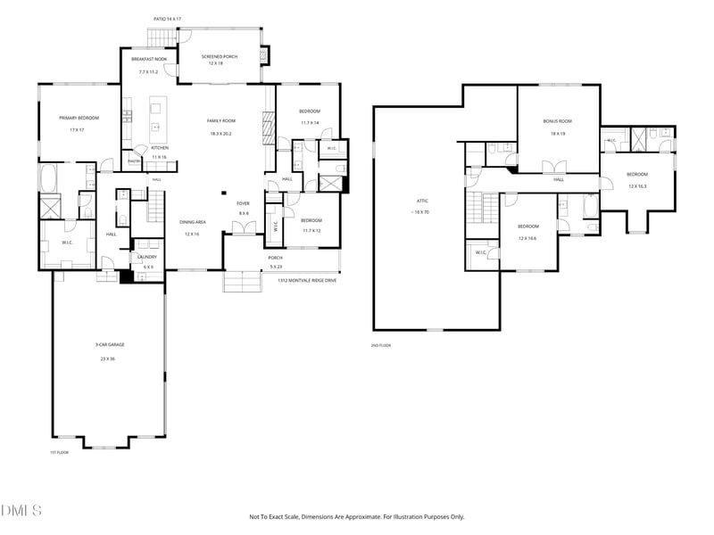 1312 Montvale Ridge Dr, Cary, NC 27519