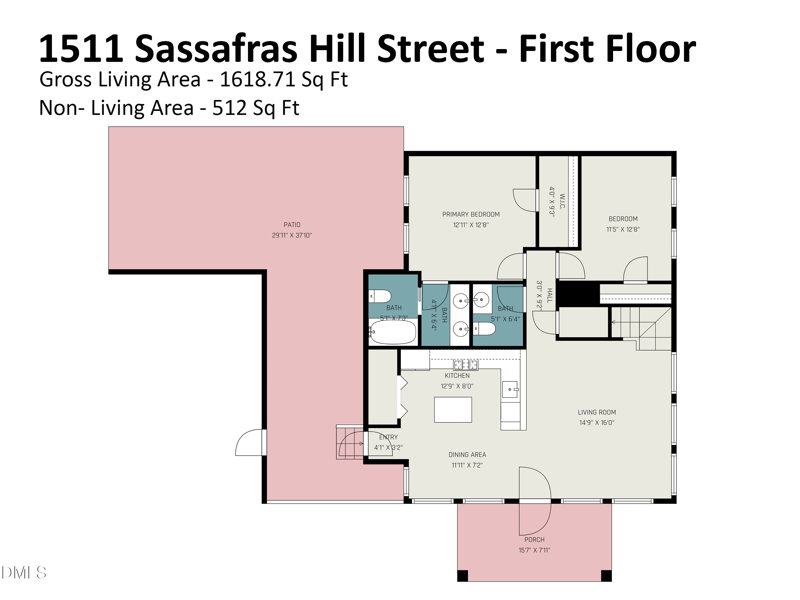 1511 Sassafras Hill St, Durham, NC 27712