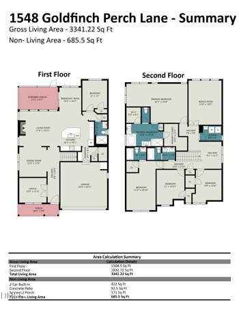 1548 Goldfinch Perch Ln, Knightdale, NC 27545