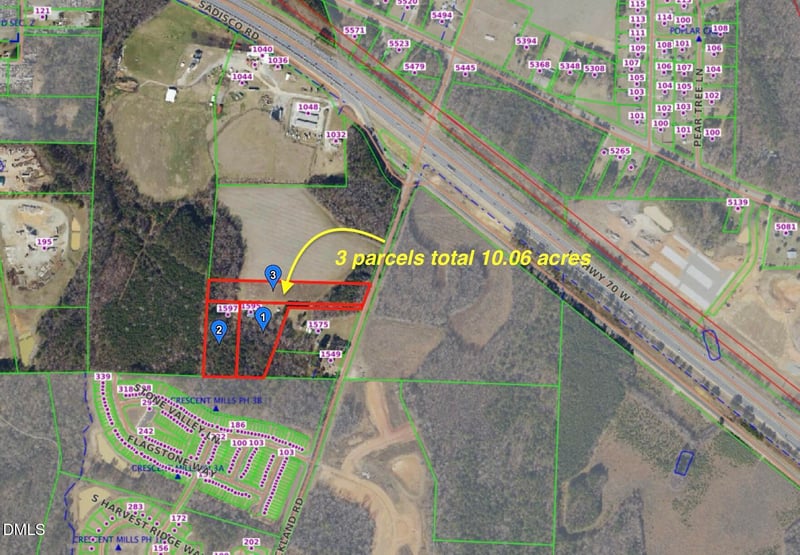 1595 Strickland Rd Lot 1, 2, 1, Clayton, NC 27520