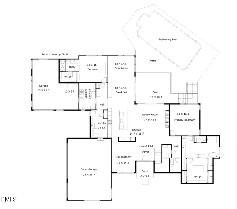 196 Mountaintop Cir, Pittsboro, NC 27312
