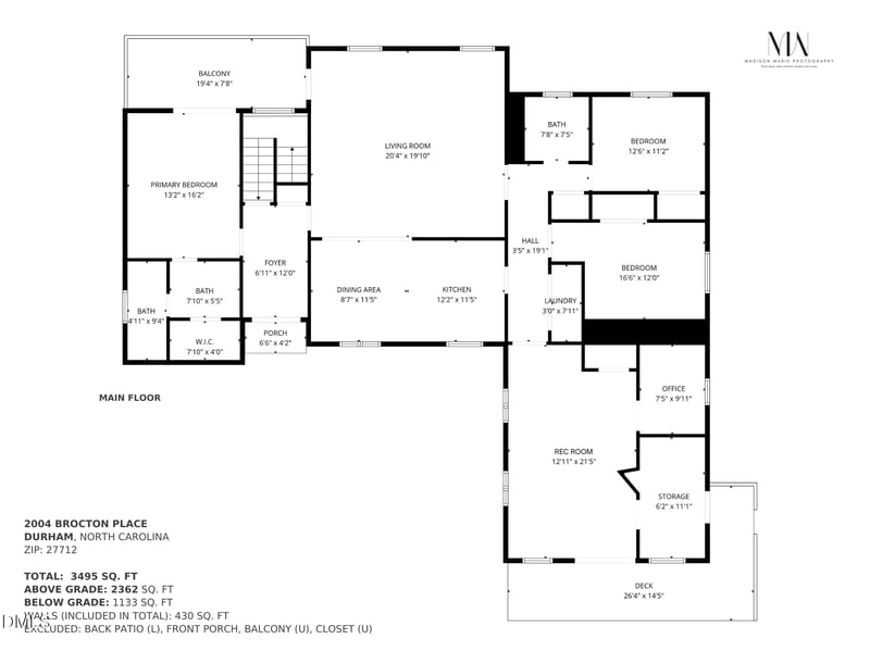 2004 Brocton Pl, Durham, NC 27712