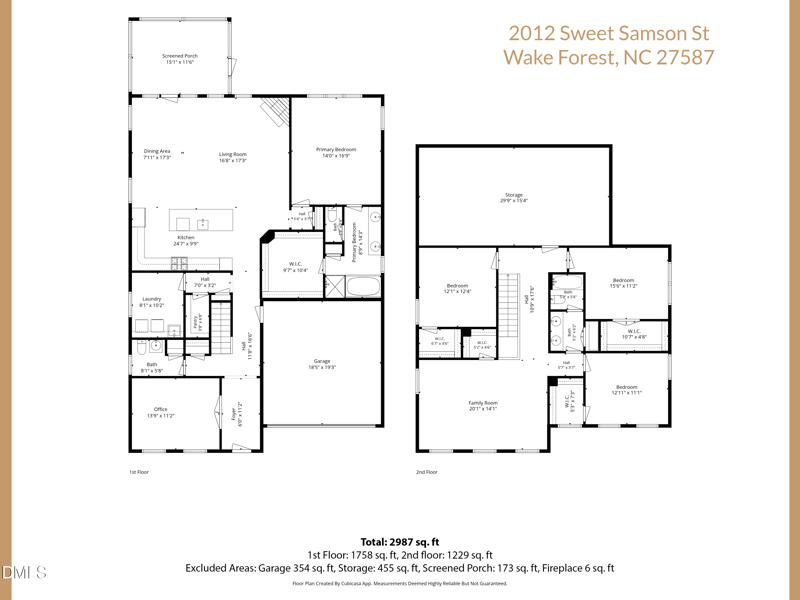 2012 Sweet Samson St, Wake Forest, NC 27587