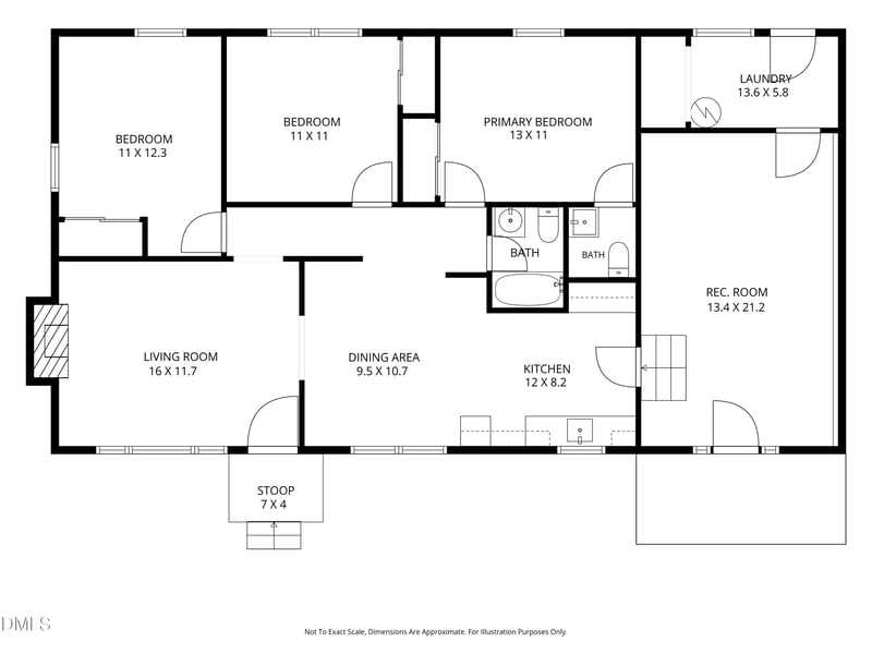210 E Crestview Dr, Smithfield, NC 27577