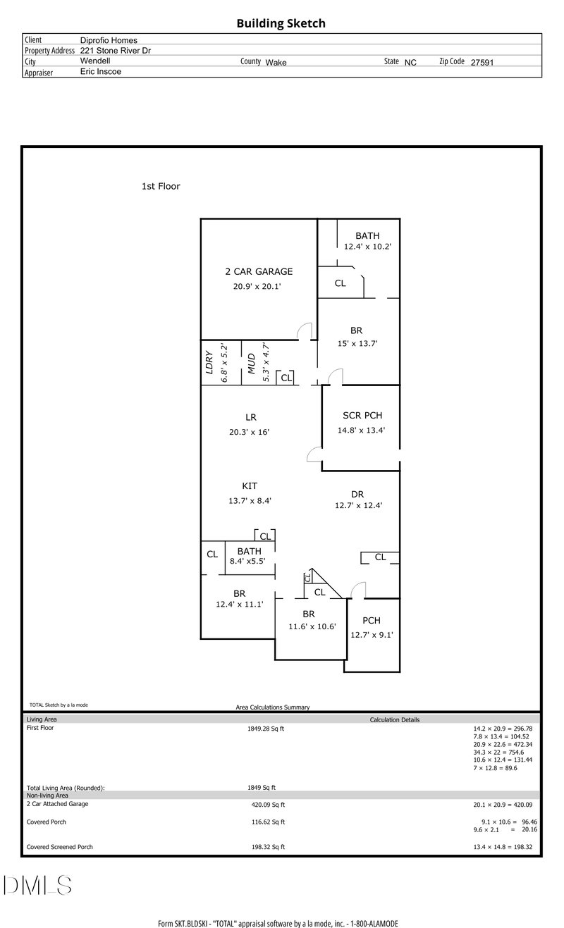 221 Stone River Dr, Wendell, NC 27591