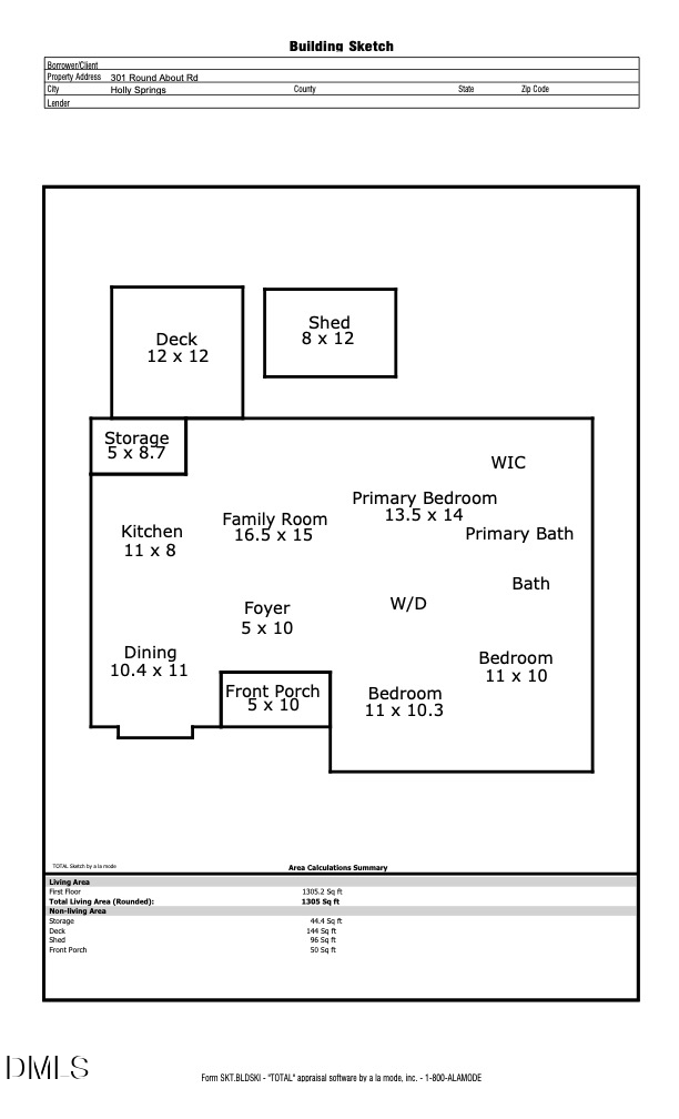 301 Round About Rd, Holly Springs, NC 27540