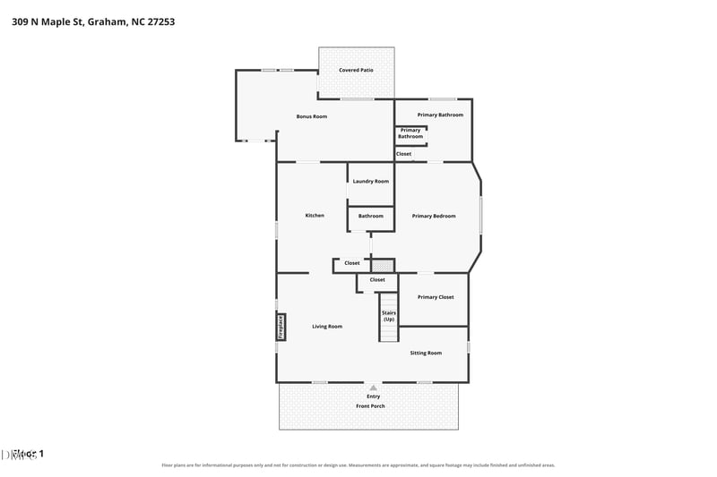 309 N Maple St, Graham, NC 27253