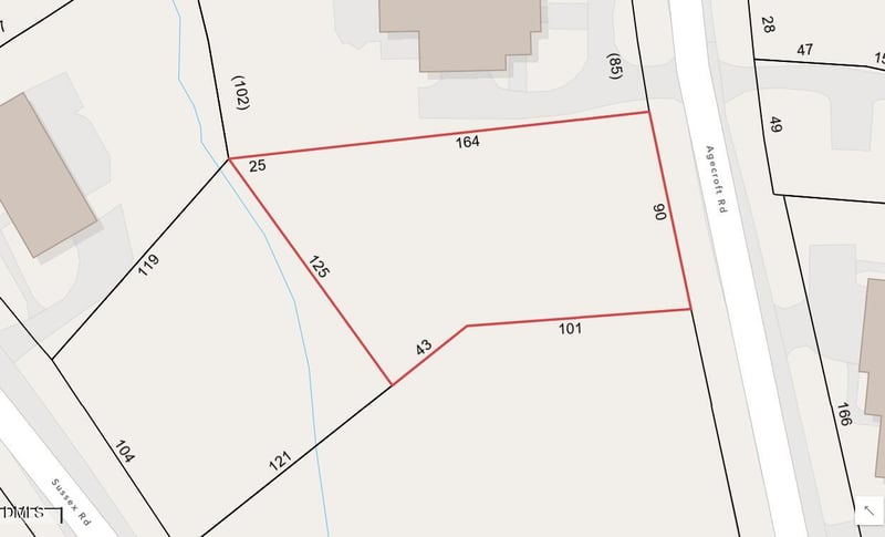 3105 Agecroft Rd Lot 2, Raleigh, NC 27608