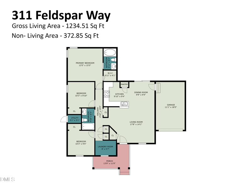 311 Feldspar Way, Durham, NC 27703