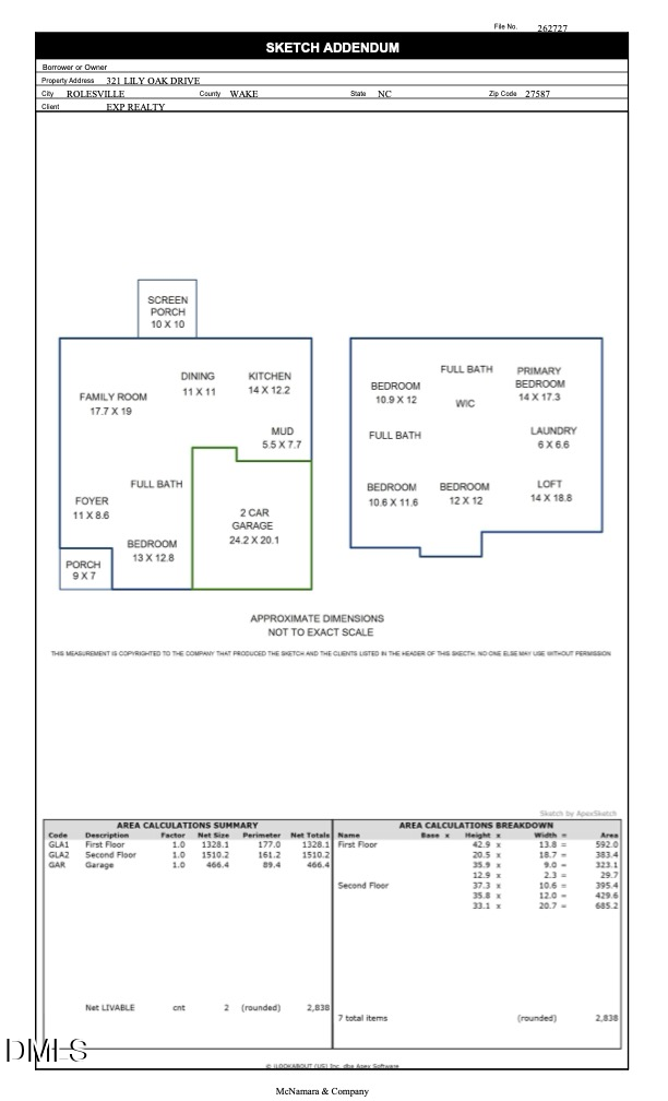 321 Lily Oak Dr, Rolesville, NC 27571