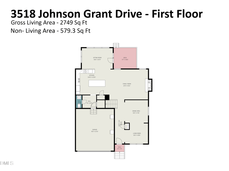 3518 Johnson Grant Dr, New Hill, NC 27562