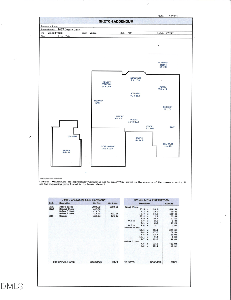 3657 Legato Ln, Wake Forest, NC 27587
