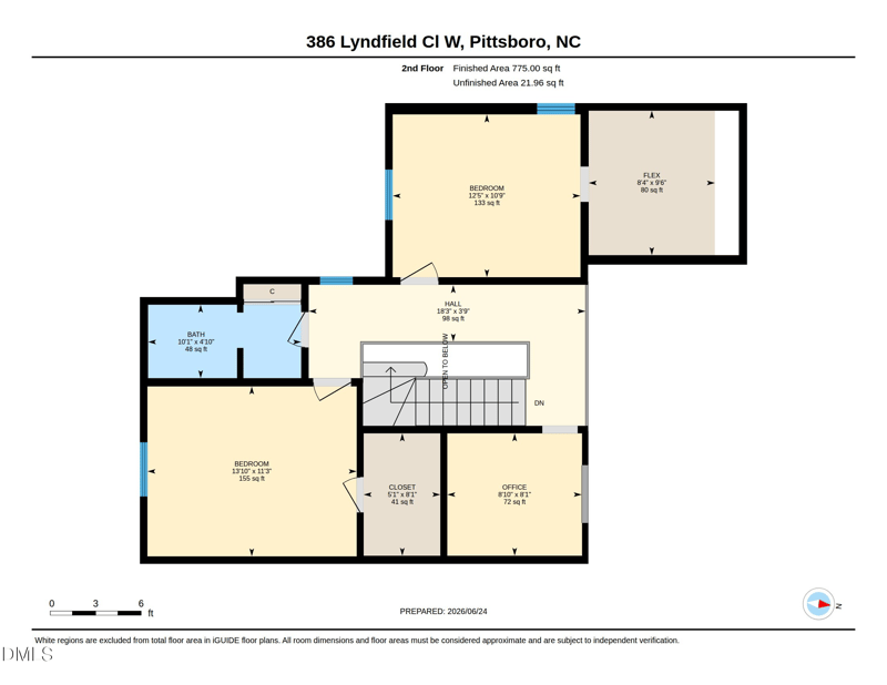 386 Lyndfield Cl W, Pittsboro, NC 27312