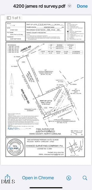 4200 James Rd Lot 1, Raleigh, NC 27616