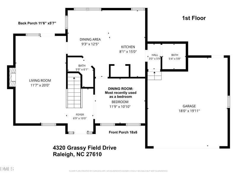 4320 Grassy Field Dr, Raleigh, NC 27610