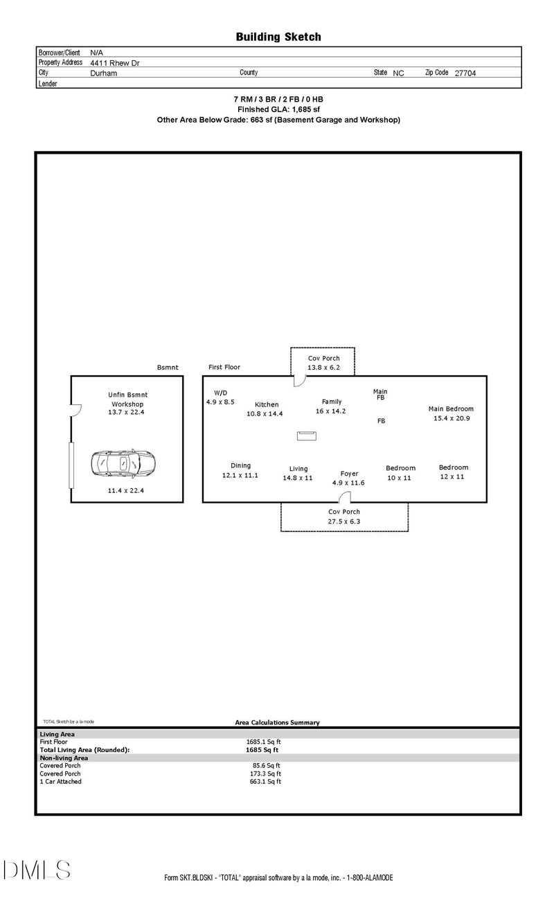 4411 Rhew Dr, Durham, NC 27704