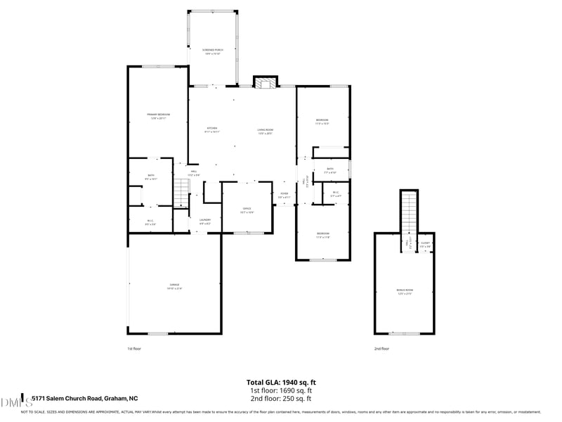 5171 Salem Church Rd, Graham, NC 27253