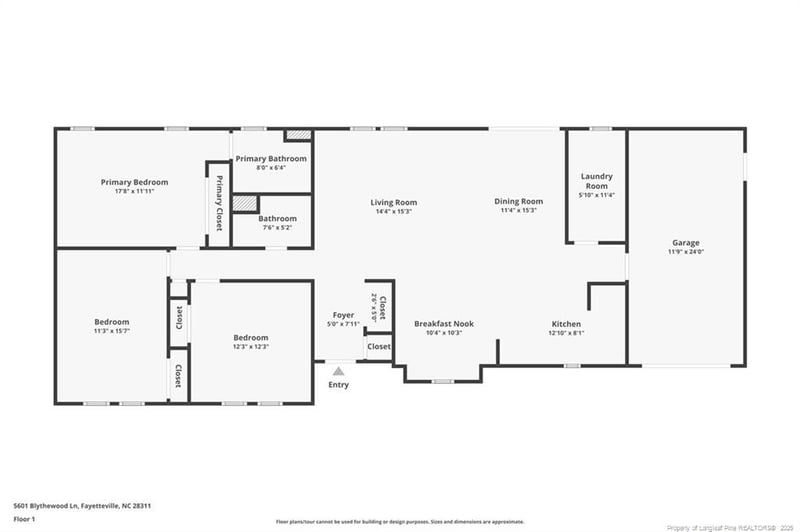 5601 Blythewood Ln, Fayetteville, NC 28311