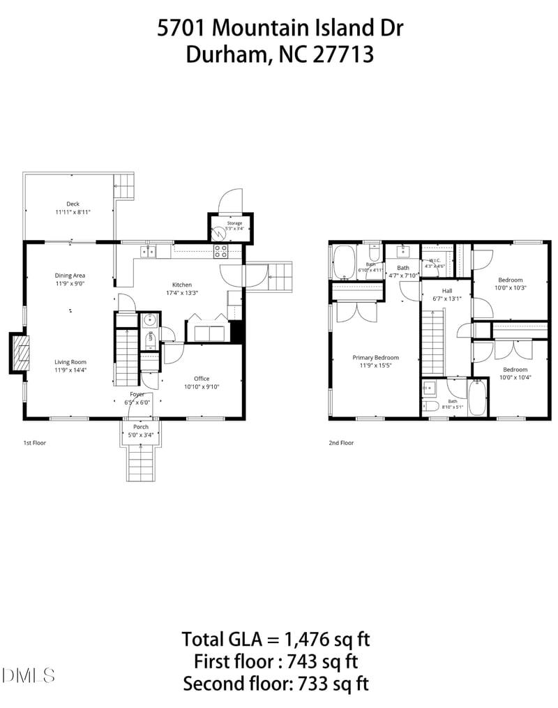 5701 Mountain Island Dr, Durham, NC 27713