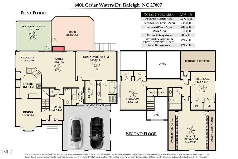 6401 Cedar Waters Dr, Raleigh, NC 27607