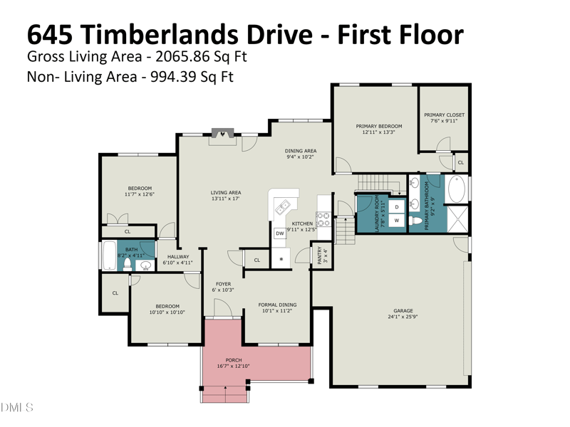 645 Timberlands Dr, Louisburg, NC 27549