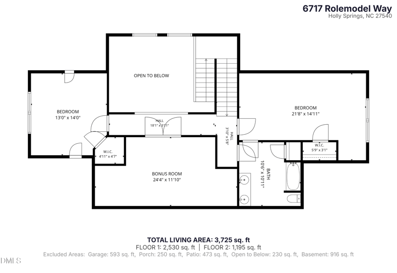 6717 Rolemodel Way, Holly Springs, NC 27540