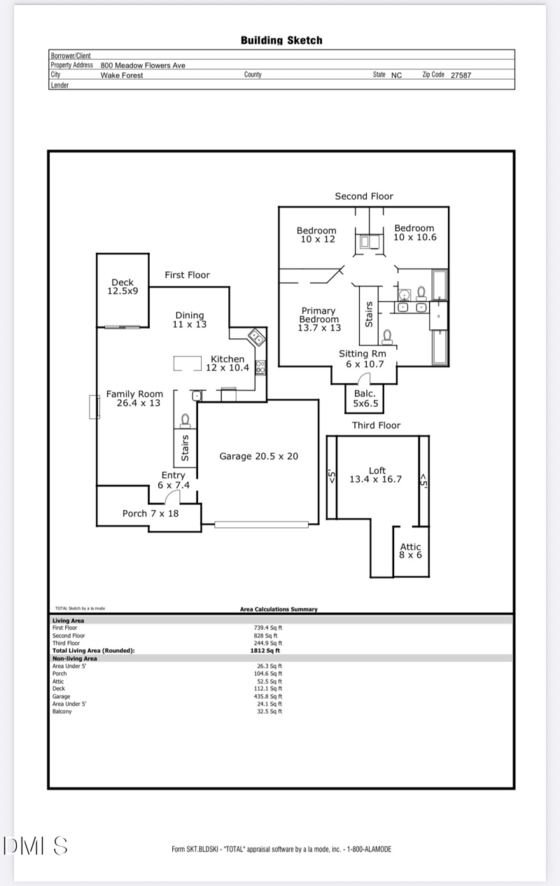 800 Meadow Flowers Ave, Wake Forest, NC 27587