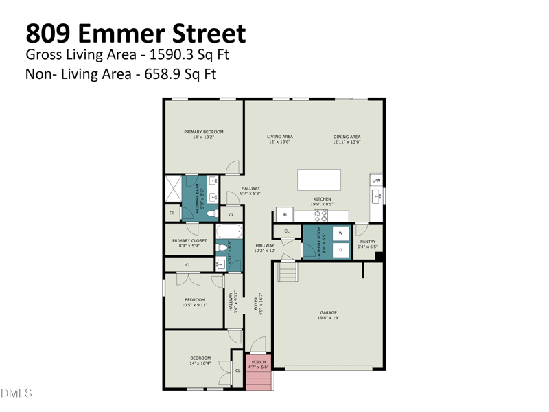 809 Emmer St, Rolesville, NC 27571