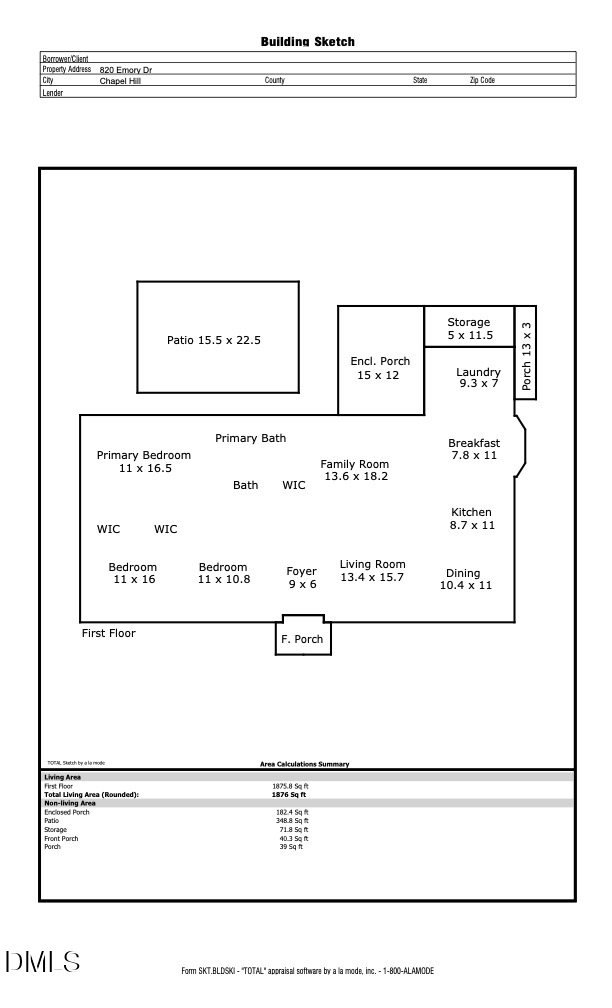 820 Emory Dr, Chapel Hill, NC 27517
