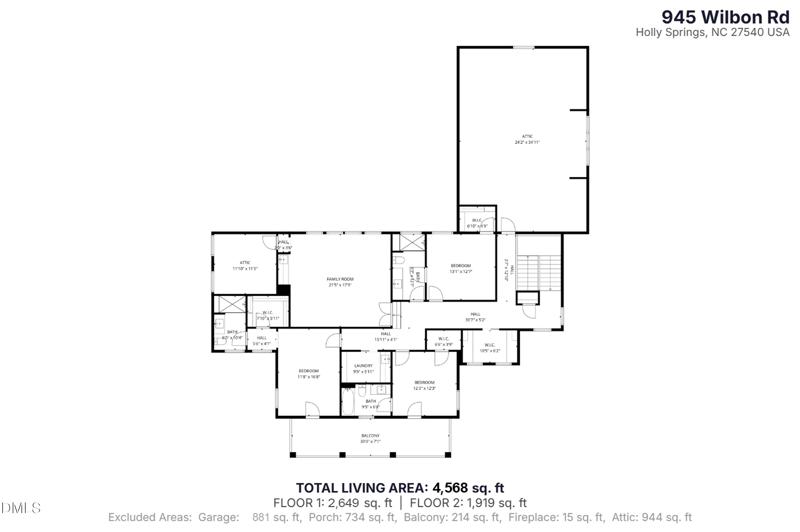 945 Wilbon Rd, Holly Springs, NC 27540