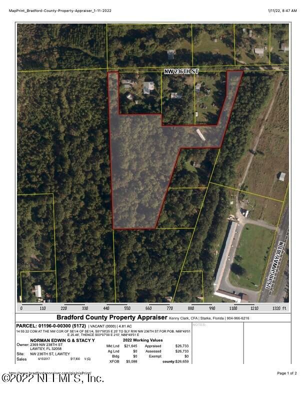 0 NW 236th St, Lawtey, FL 32058