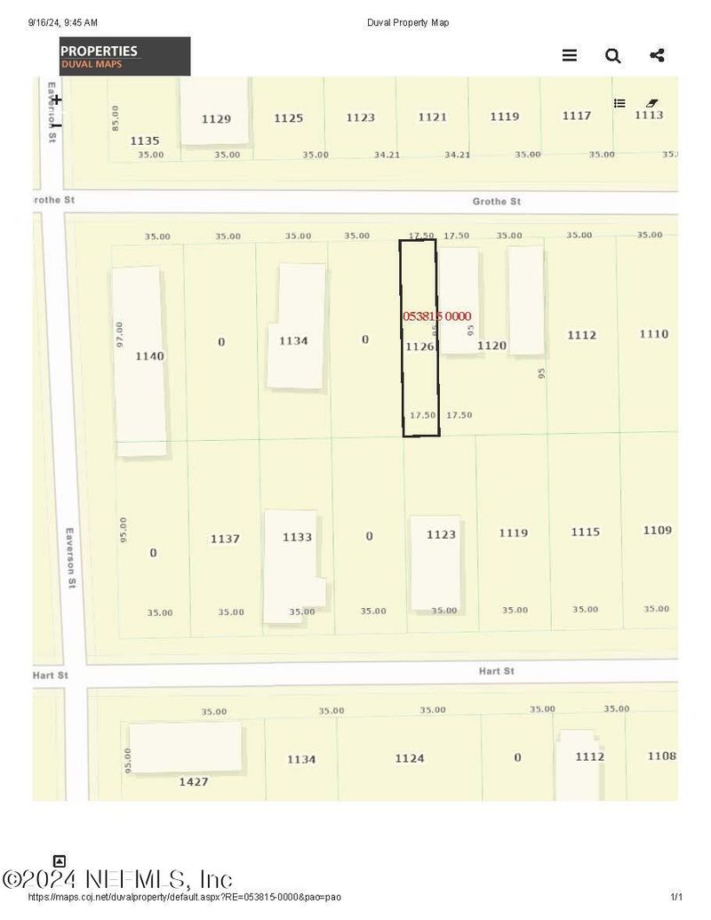 1126 Grothe St, Jacksonville, FL 32209