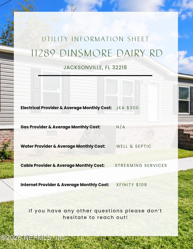 11289 Dinsmore Dairy Rd, Jacksonville, FL 32218