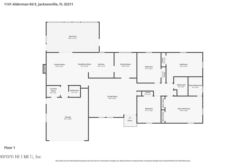 1141 Alderman Rd E, Jacksonville, FL 32211