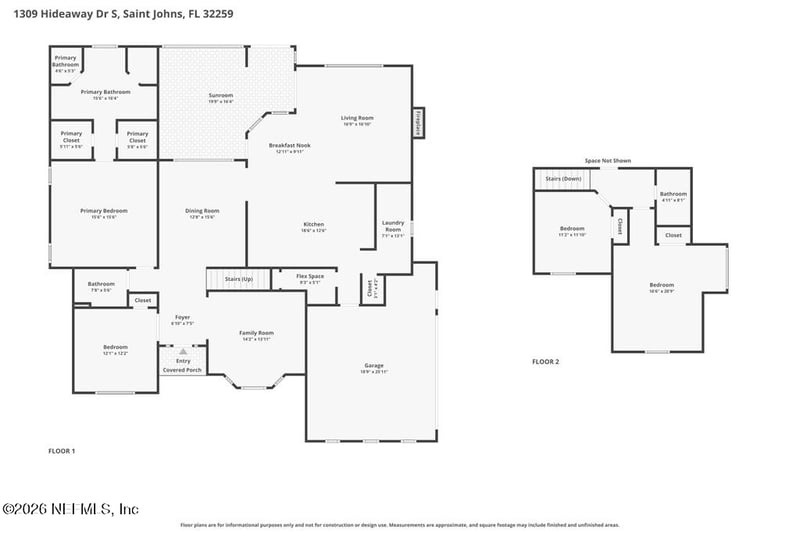 1309 Hideaway Dr S, St Johns, FL 32259
