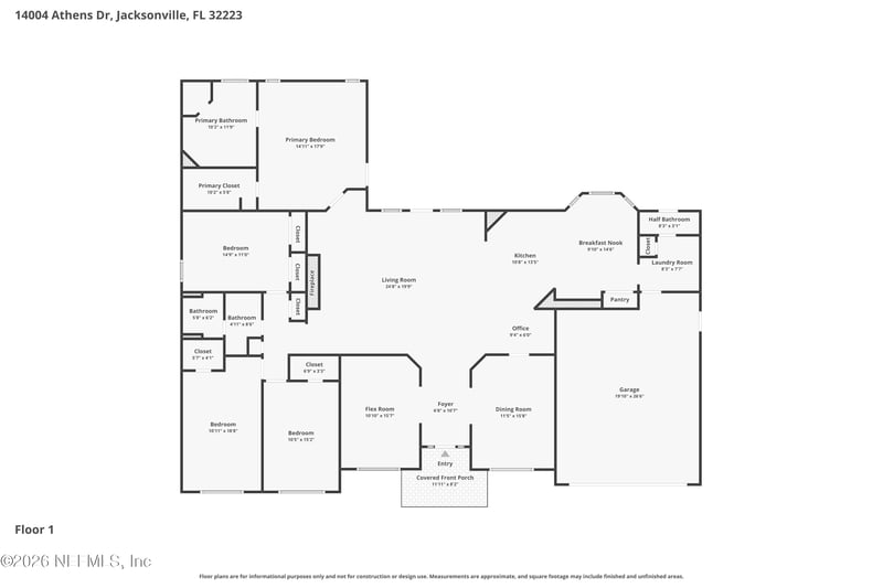 14004 Athens Dr, Jacksonville, FL 32223