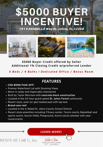 191 S Arabella Way, St Johns, FL 32259