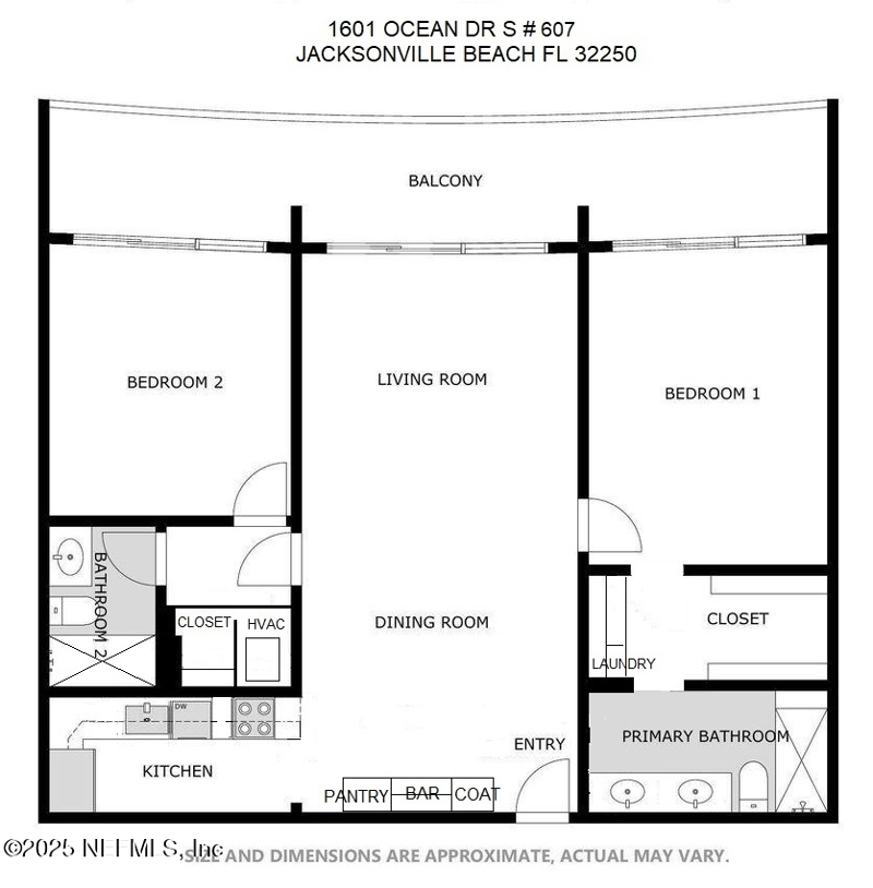 1601 Ocean Dr #607, Jacksonville Beach, FL 32250