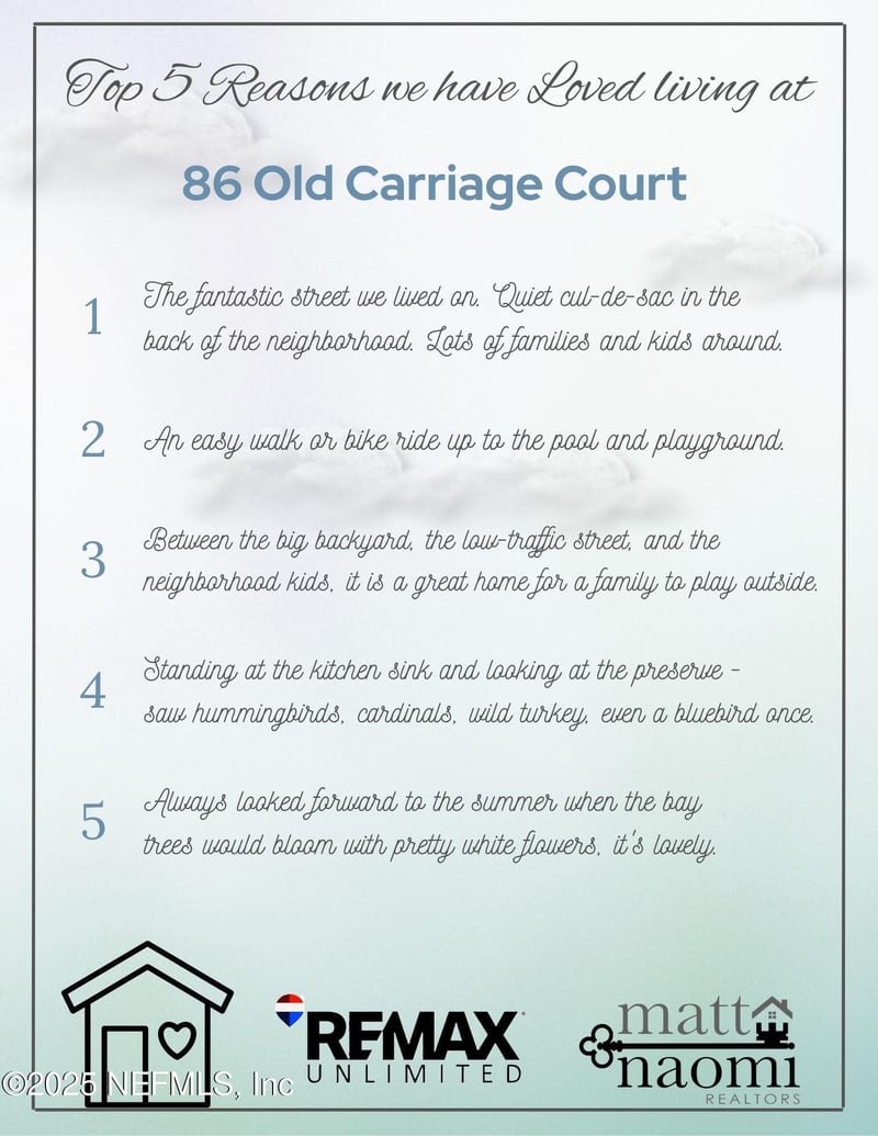 86 Old Carriage Ct, Jacksonville, FL 32081