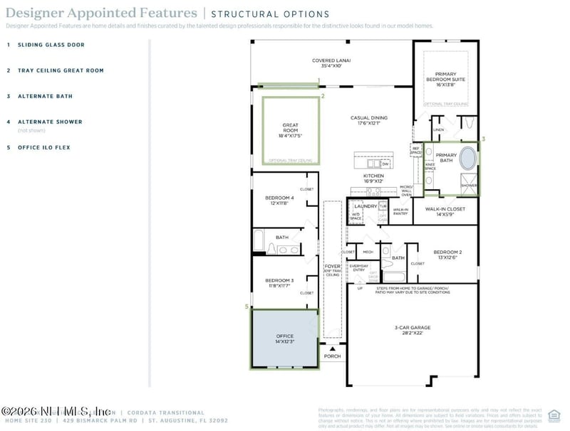 429 Bismarck Palm Rd, St Augustine, FL 32092