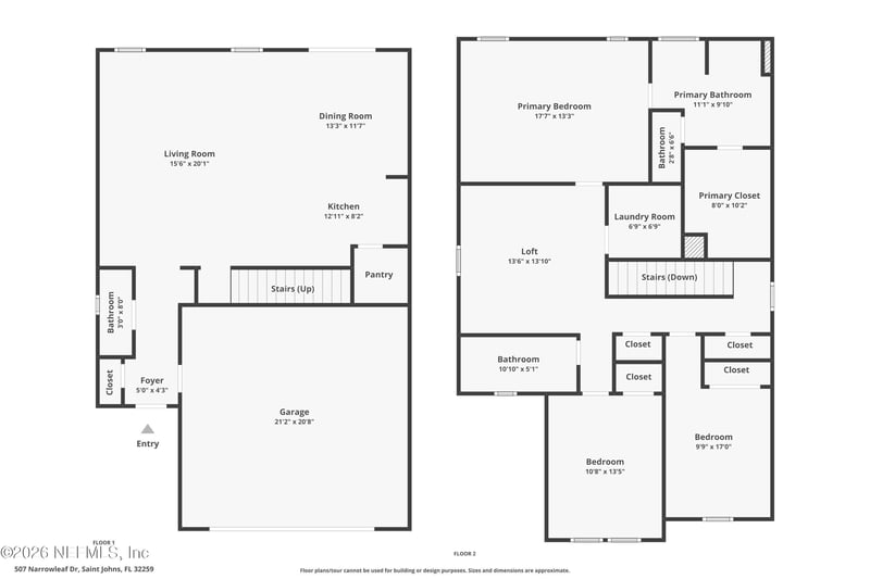 507 Narrowleaf Dr, St Johns, FL 32259