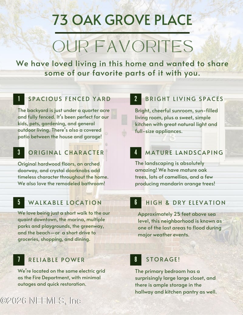 73 Oak Grove Pl, Fernandina Beach, FL 32034